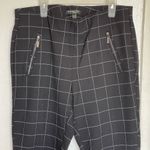 Massimo Fabro Womens Pants Sz 10 Plaid Italy Trouser Preppy Office Career Wear Photo 2