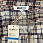 William Rast  Checkered Button Down Shirt - Navy and White Photo 6