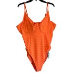 Good American  Jacquard Show Off One-Piece in Orange Cream 7 XXLarge New Womens Photo 7