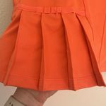 Athleta Coral Orange Side Pleat Skort Large Photo 2
