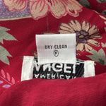 American Ange Dress Womens 10 Red Pink Paisley Asymmetric Midi 90s Y2K Vintage Photo 7