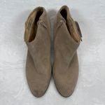 Vionic  Suede‎ Fringe Ankle Booties Western Accents Taupe Brown Women's Size 9 Photo 2