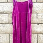 Free People  Free Press Pink / Purple / Fuchsia Velvet Mini Dress Size Small S Photo 3