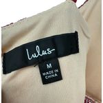 Lulus  Endless Elegance Mauve Multi Crochet Lace Bodycon‎ Midi Dress Size Medium Photo 2