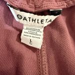 Athleta Fallon Bermuda Shorts Womens Large Tawny Rose Red 988042 Elastic Lounge Photo 3