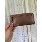 Fossil  Fifty Four Collection Embossed Leather Zip Around Accordion Clutch Wallet Photo 2