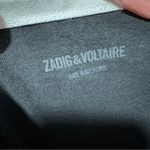 Zadig & Voltaire  Walk Diamanté Insignia BC Blason Strass Ringer Tee Rhinestone Photo 8