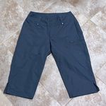 NEW Isis blue mid rise straight leg capri pants hiking outdoors athletic size 2 Photo 4
