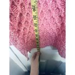 Talbots  Women’s Plus Size 2X Pink Cable Knit Cotton Sweater Mock Neck Stretch Photo 7