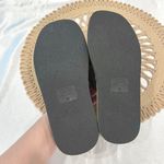 ZARA Satin Effect Low Heel Platform Sandals Green Khaki Size EU 36 Photo 8