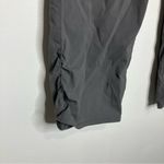 Eddie Bauer Travex cargo capri pants charcoal gray womens size 12 hiking outdoor Photo 1
