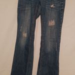 Charlotte Russe 8 32x32 Distressed Low-Rise Flare Jeans Photo 0