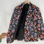 Theory  Multicolor Floral Jacquard Riding Blazer Jacket Button Front Equestrian 4 Photo 8