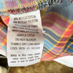 Toad & Co  Medium Shirt Dress Plaid Tunic Belted Long Sleeve Button Western 1802 Photo 10