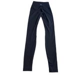 Lululemon  Women's Size 2 Wunder Under High Rise Leggings Solid Black Full Length Photo 6