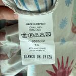 Blanco De Ibiza Dress One Size Off Shoulder Linen Boho Chic Prairie Artsy Resort Size L Photo 7