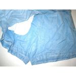 $198 Womens NWT W Worth New York Deim Skort Shorts Skirt 8 Blue Light Wrap Nice Photo 2