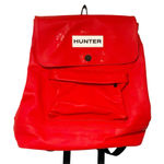 Hunter  for Target Large Red Backpack Bookbag Limited Edition Anniversary PVC Photo 0