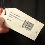 Universal Standard NWT  Skinny Ponte Pant With Stripe Size Medium Black/Red Photo 2