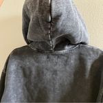 Aritzia Golden TNA Loungewear Casual Charcoal Acid Wash Zip-Up Hoodie Size 2 Photo 9
