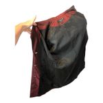 1990s Trio New York Burgundy Satin Blazer & Pant Set hoilday formal small Red Photo 6