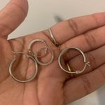 925 Sterling Silver Hoops Photo 1