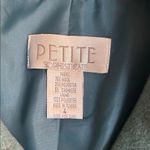 Petite Sophisticate Teal Wool/Cashmere Blazer sz 4p Photo 5