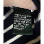 Ralph Lauren  LRL Womens XL Sweater Top Blue White Stripe Logo Preppy Nautical Photo 4