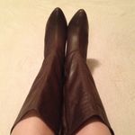 Beautiful Brazilian Leather Heeled Boots Brown Size 8.5 Photo 3
