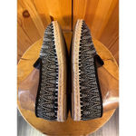 Universal Threads Universal Thread Carly Black Woven Espadrille Flats Women's Shoes 7 Photo 4