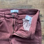 Vervet By Flying Monkey Womens Wine Straight Leg Cuffed Hem Jeans Size 30 Red Photo 5
