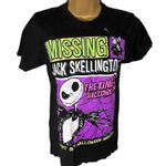 Disney  Nightmare Before Christmas Missing Jack Skellington Graphic Tee Black XS Photo 0
