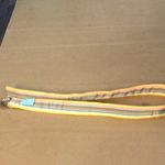 Eliza B. Rainbow Belt M Stripes Dopamine Coconut Girl Festival Hippie Whimsy Yellow Photo 2