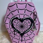 NWOT: Monster High Draculaura Pink Coffin Mini Backpack Haunt Couture Cosplay Photo 0