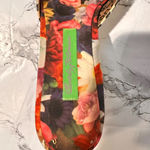 Vintage Beverly Feldman Floral Striped Pointed Toe Mules Kitten Heels Size 7.5 Black Photo 3