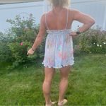 Victoria's Secret Pastel Fairy Serene Floral Chiffon Babydoll Slip Dress MEDIUM Photo 6