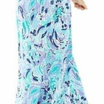 Lilly Pulitzer Nola Lillys Lilac A Line Maxi Skirt Medium Women’s Nice Ink Photo 0