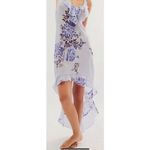 Free People  INTIMATELY GettingOut Slip Floral Print Ruffle Asymmetrical Dress Photo 3
