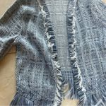 White House | Black Market Light Blue Jean Like Jacket Sz Small Photo 1