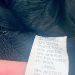 ZARA  Basic Striped Metallic Sweater Dress Navy Black Gold 4% Wool sz Med… Photo 6