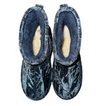 UGG  • Classic Mini II Velvet Boots • Blue Wool Lining • Size 5 Women’s Photo 2