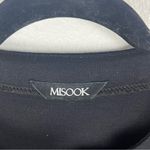 Misook Classic Black 3/4 Sleeves Beaded Hemline Blouse, Size Medium Photo 2