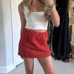 Amazon Linen Mini Skirt With Built In Shorts Photo 0