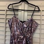 Parker  Purple‎ Sequin Dress Size 4 Photo 2