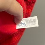 Aerie Offline Women's Red Camo Sherpa Cropped Zip Up Jacket Size Medium Photo 3