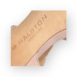 Halston Heritage ⌘ T Strap Ankle Strap Heeled Open Toe Sandals ⌘ Pink Suede ⌘ 9M Photo 13