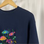 Vintage International Jeans Large Cabo San Lucas Fish Sea Crewneck Embroidered Blue Photo 5