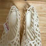 Nicole Miller  Rarri Ivory‎ Woven Jelly Flats Size 8 Photo 4