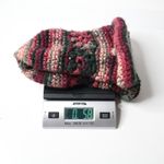 Crochet Bucket Hat Handmade Burgundy Green Floral Grannycore Womens Slouchy Red Photo 6