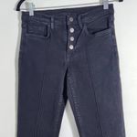 Black Cropped Flare Leg Jeans Size 24 Cotton Citizen Flare Jeans Photo 2